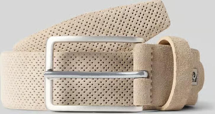 Pierre Cardin Riem van echt leer in suède-look - Foto 2
