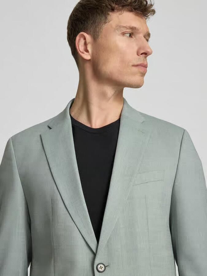 Pierre Cardin slim fit 2-knoops colbert met klepzakken model 'Grant'