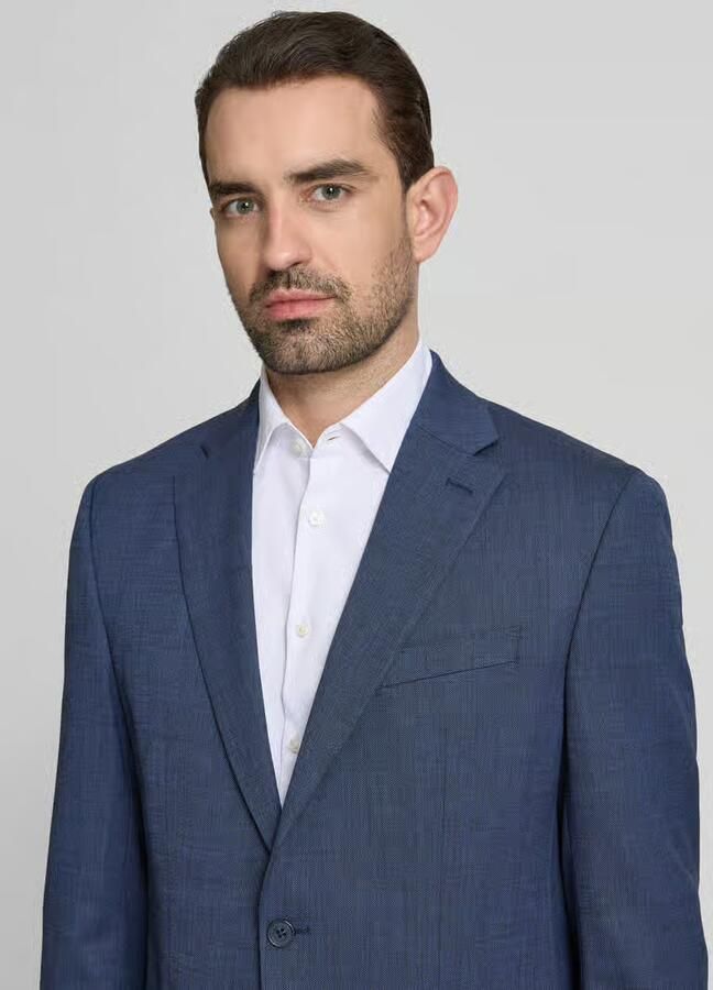 Pierre Cardin slim fit 2-knoops colbert met klepzakken model 'Grant'