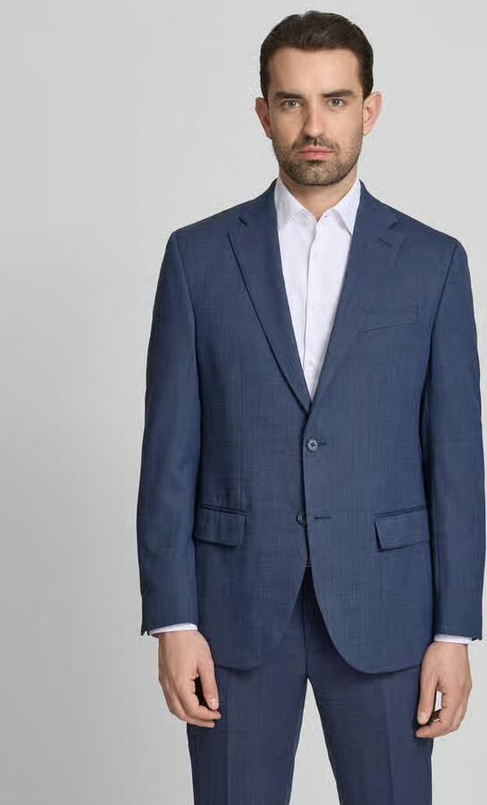 Pierre Cardin slim fit 2-knoops colbert met klepzakken model 'Grant' - Foto 4