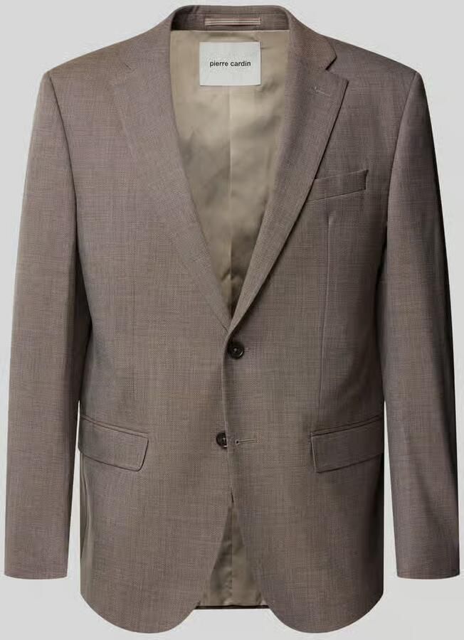 Pierre Cardin Slim fit 2-knoops colbert met klepzakken model 'Grant'