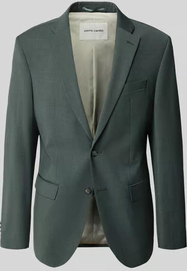 Pierre Cardin Slim fit 2-knoops colbert met klepzakken model 'Grant'