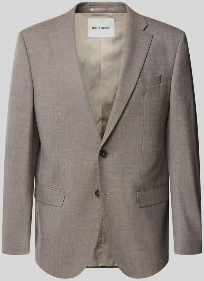 Pierre Cardin Slim fit 2-knoops colbert met klepzakken model 'Grant'