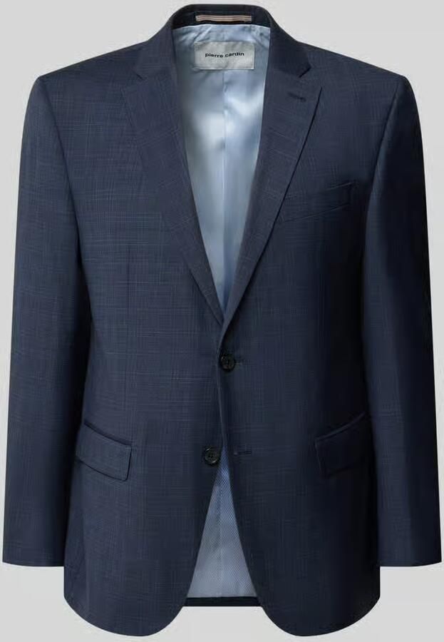 Pierre Cardin Slim fit 2-knoops colbert met klepzakken model 'Grant'