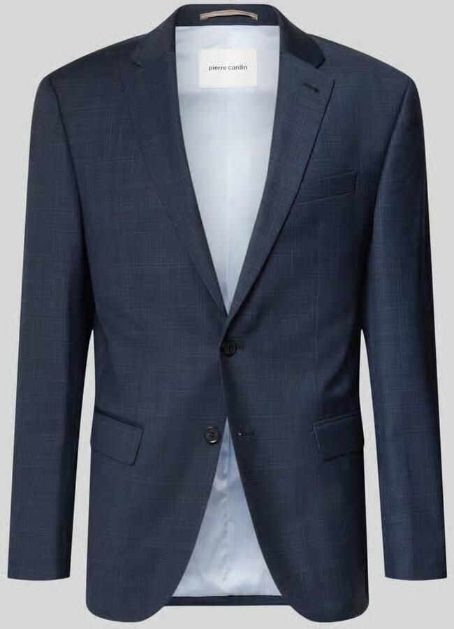 Pierre Cardin Slim fit 2-knoops colbert met klepzakken model 'Grant'
