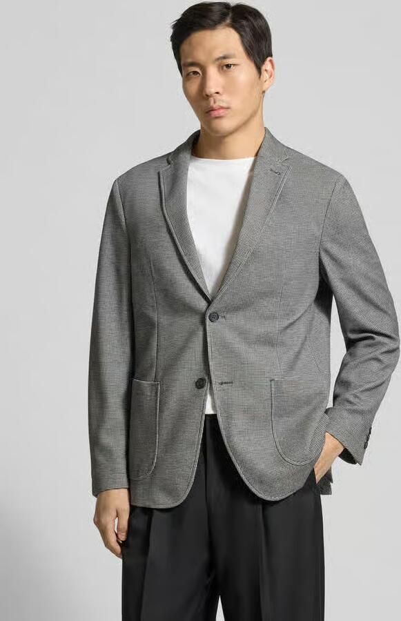 Pierre Cardin slim fit 2-knoopscolbert met structuurpatroon - Foto 2