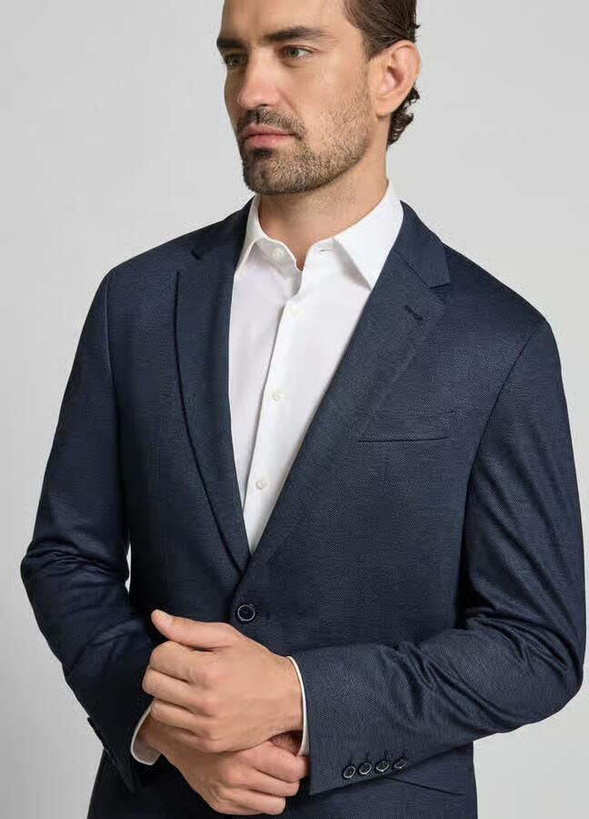 Pierre Cardin Regular fit 2-knoops colbert met klepzakken model 'Lukas' - Foto 2