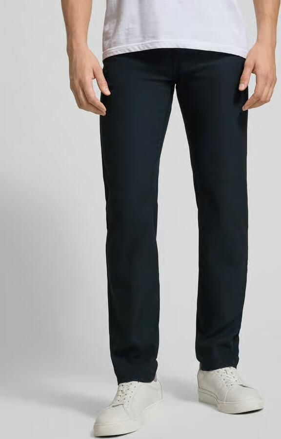 Pierre Cardin slim fit stoffen broek met viscosegehalte model 'Lyon'