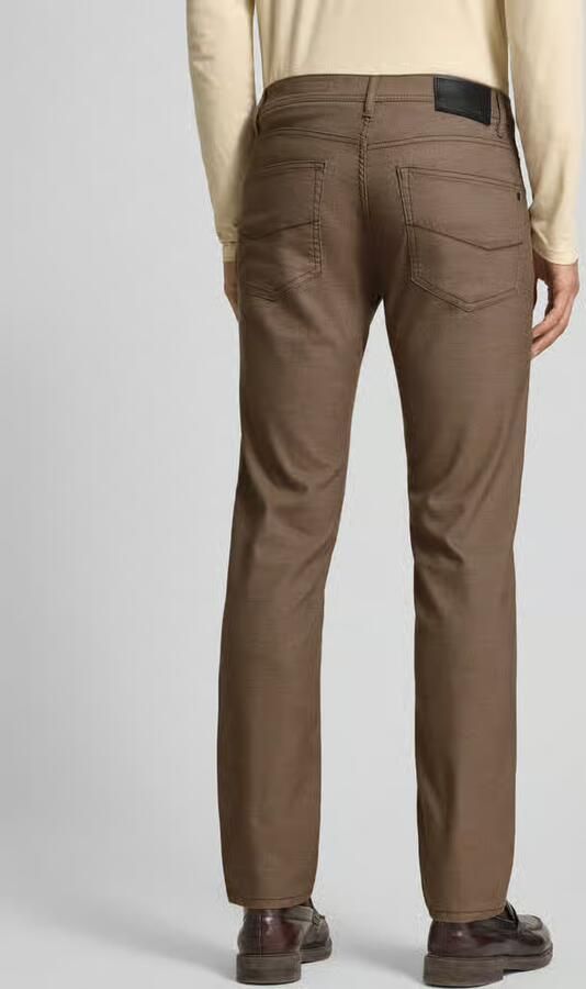 Pierre Cardin slim fit stoffen broek met viscosegehalte model 'Lyon'