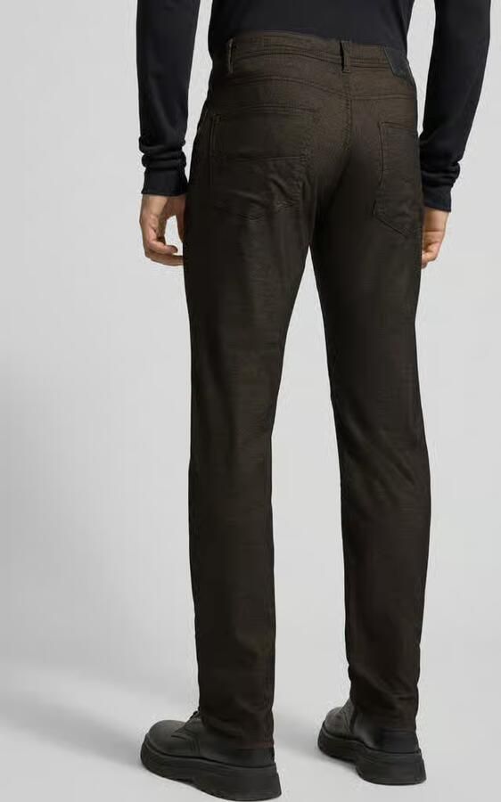 Pierre Cardin slim fit stoffen broek met viscosegehalte model 'Lyon'