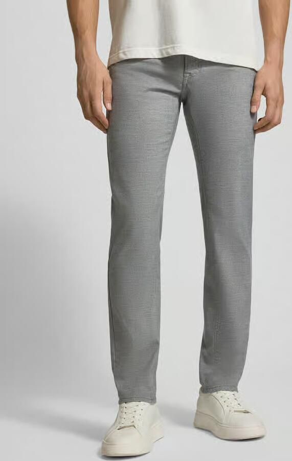 Pierre Cardin slim fit stoffen broek met viscosegehalte model 'Lyon'
