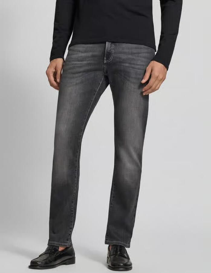 Pierre Cardin straight fit jeans van elastische katoenmix model 'Dijon' - Foto 2