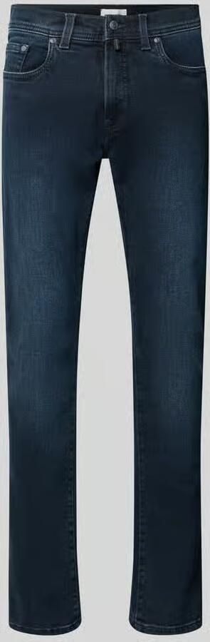 Pierre Cardin straight fit jeans van elastische mix van katoen model 'Lyon'