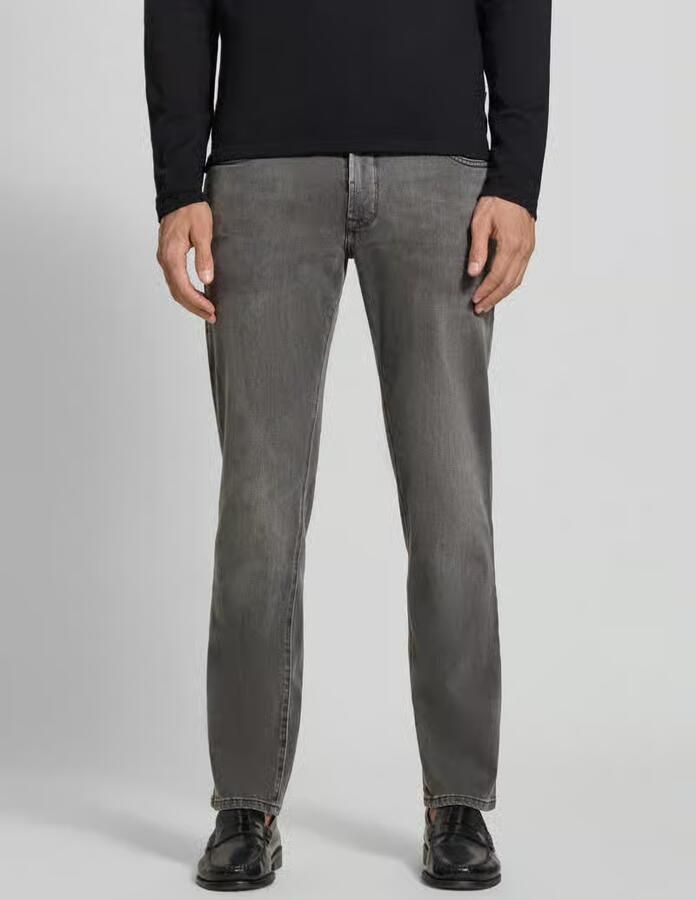 Pierre Cardin straight fit jeans van elastische mix van katoen model 'Lyon' - Foto 3