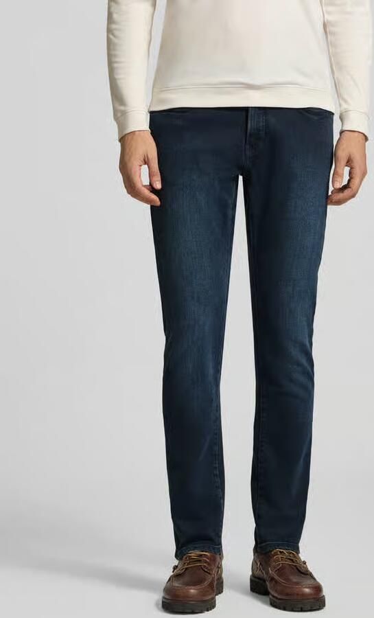 Pierre Cardin straight fit jeans van elastische mix van katoen model 'Lyon' - Foto 3
