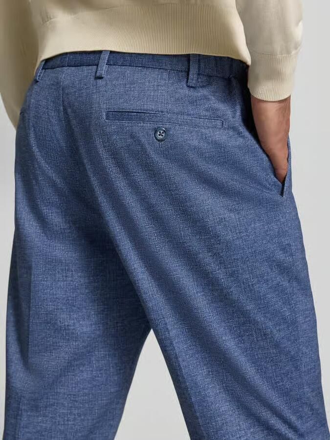Pierre Cardin Straight fit pantalon met viscose model 'Rick' - Foto 2