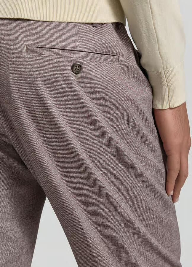 Pierre Cardin Straight fit pantalon met viscose model 'Rick' - Foto 2