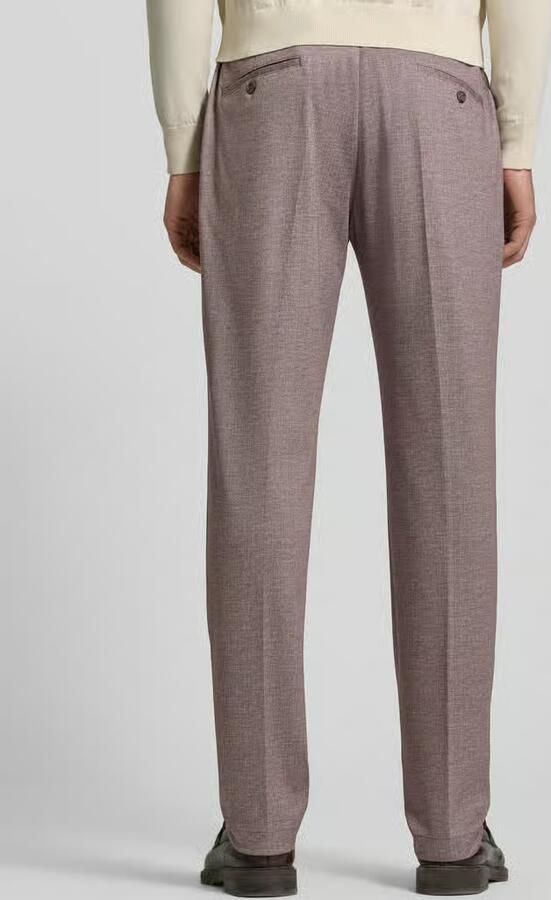 Pierre Cardin Straight fit pantalon met viscose model 'Rick'