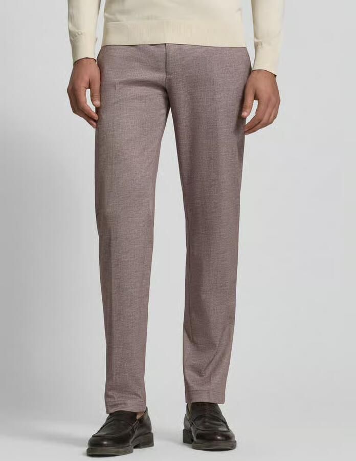 Pierre Cardin Straight fit pantalon met viscose model 'Rick' - Foto 2