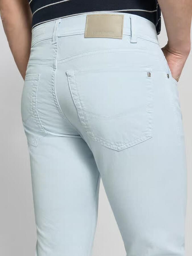 Pierre Cardin tapered fit broek met steekzakken model 'Lyon'