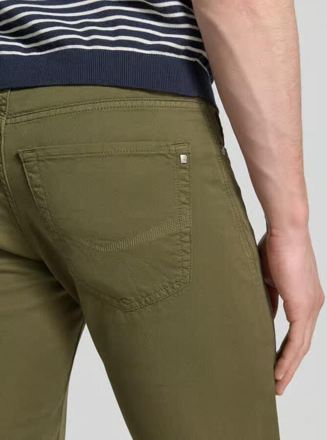 Pierre Cardin tapered fit broek met steekzakken model 'Lyon'