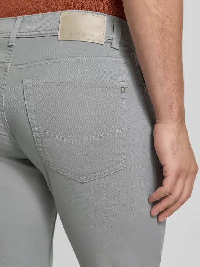 Pierre Cardin tapered fit broek met steekzakken model 'Lyon'