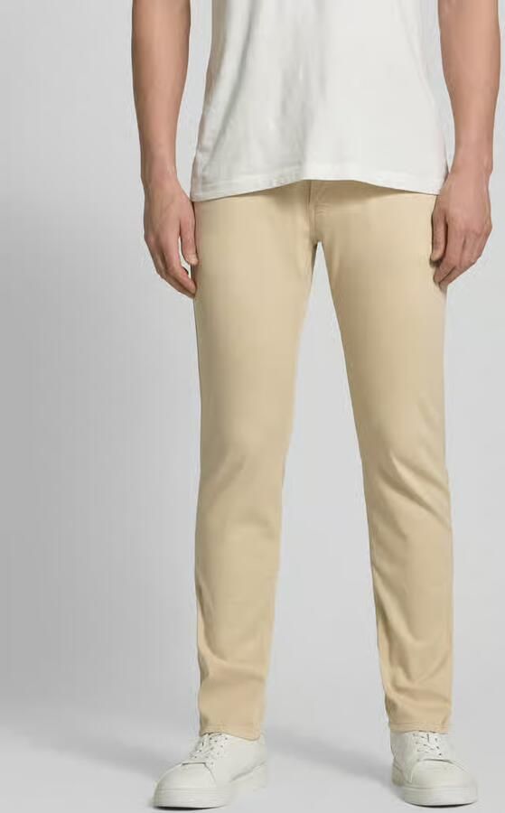 Pierre Cardin tapered fit broek met steekzakken model 'Lyon' - Foto 3