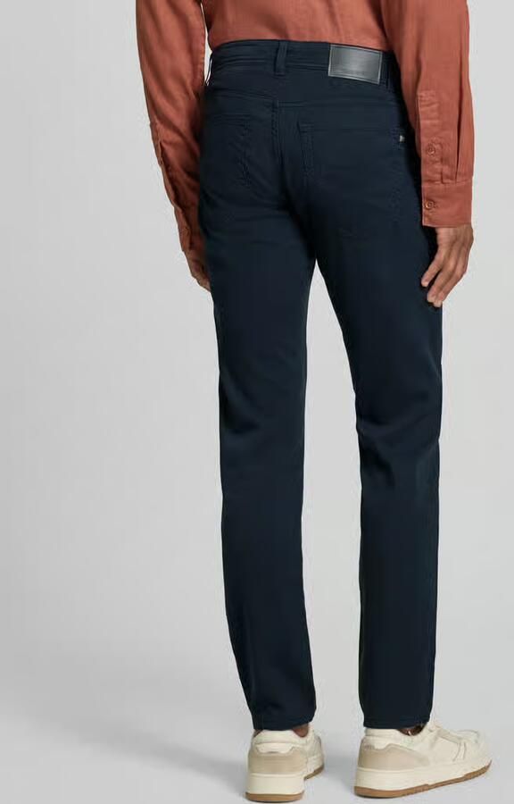 Pierre Cardin tapered fit broek met steekzakken model 'Lyon'