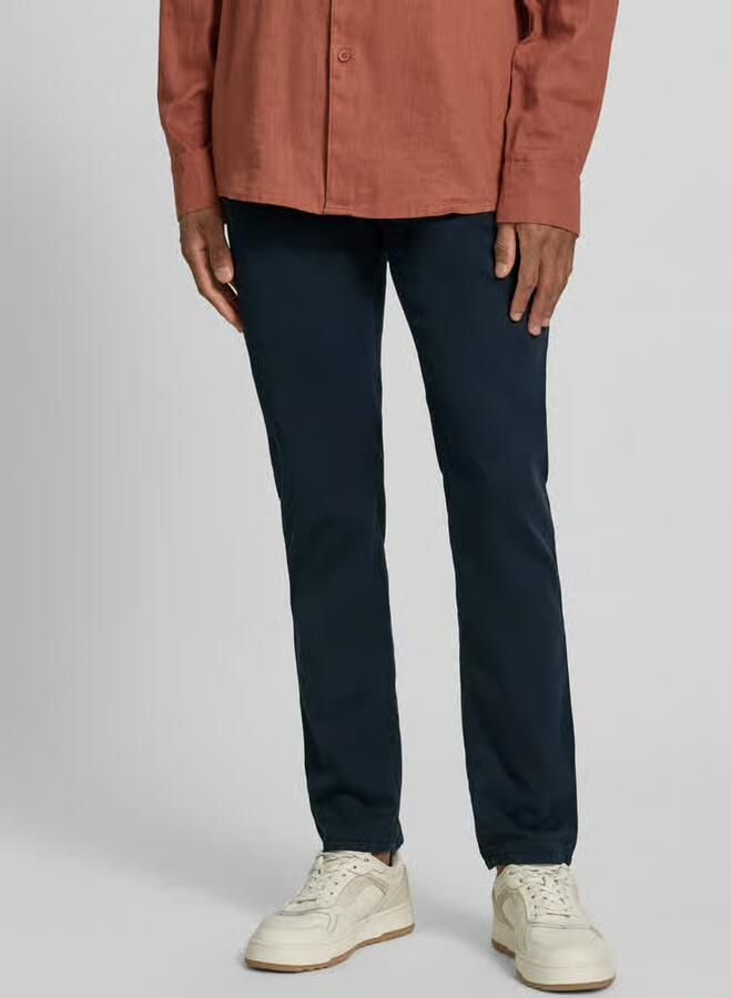 Pierre Cardin tapered fit broek met steekzakken model 'Lyon' - Foto 2