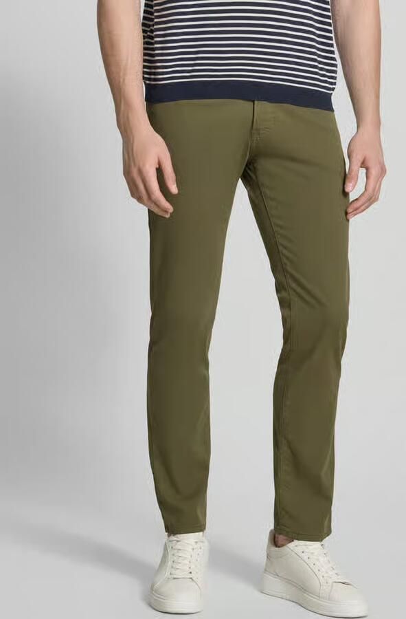 Pierre Cardin tapered fit broek met steekzakken model 'Lyon' - Foto 3