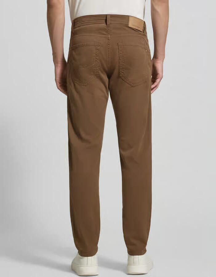 Pierre Cardin tapered fit broek met steekzakken model 'Lyon'