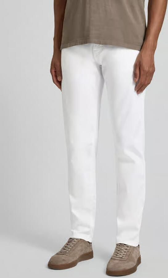Pierre Cardin tapered fit broek met steekzakken model 'Lyon' - Foto 3