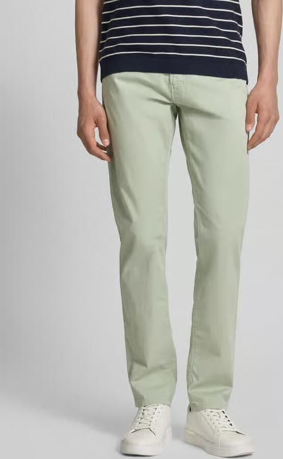 Pierre Cardin tapered fit broek met steekzakken model 'Lyon' - Foto 3
