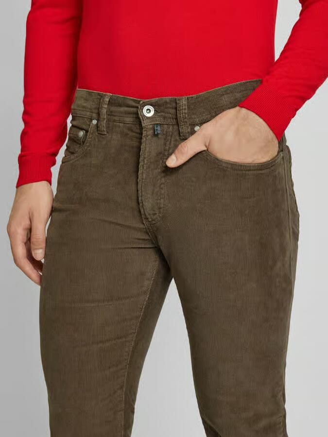 Pierre Cardin Tapered fit corduroy broek met katoen model 'LYON' - Foto 2