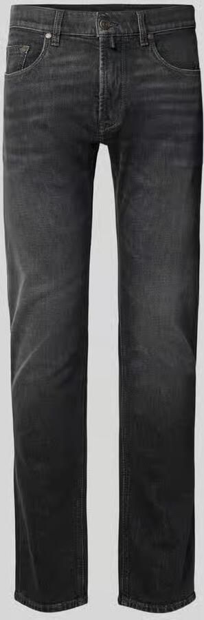 Pierre Cardin Tapered fit jeans in used-look model 'Lyon'