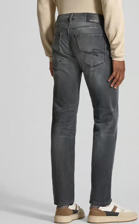 Pierre Cardin Tapered fit jeans in used-look model 'Lyon'
