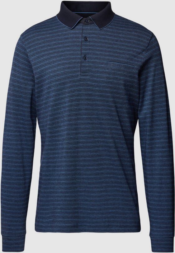 Pierre Cardin Poloshirt 100% katoen Van blauw
