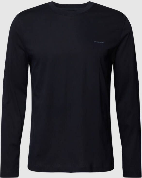 Pierre Cardin Shirt met lange mouwen en labelprint
