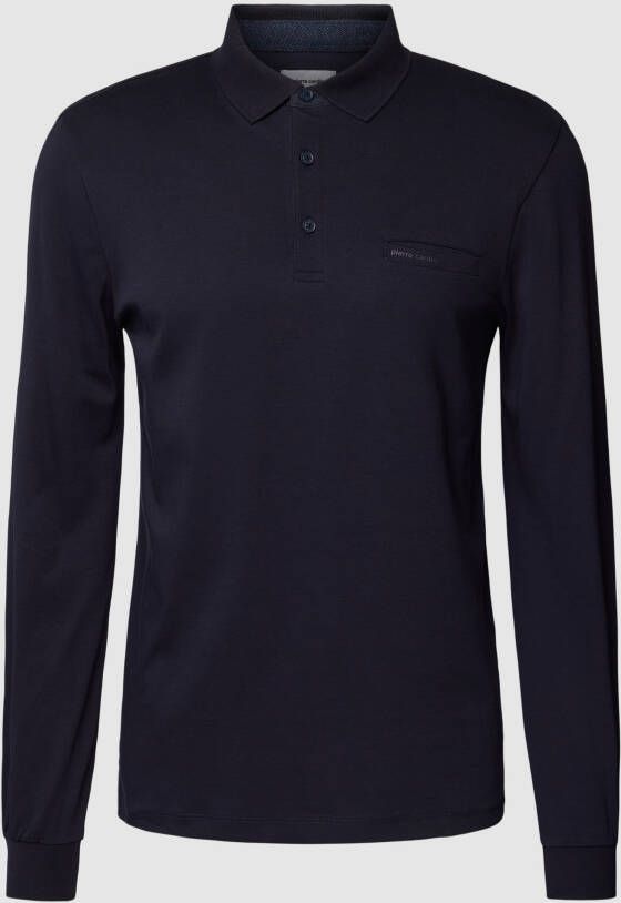 Pierre Cardin Shirt met lange mouwen polokraag en borstzak - Foto 1