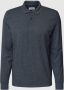 Pierre Cardin Shirt met lange mouwen polokraag en korte knoopsluiting - Thumbnail 1