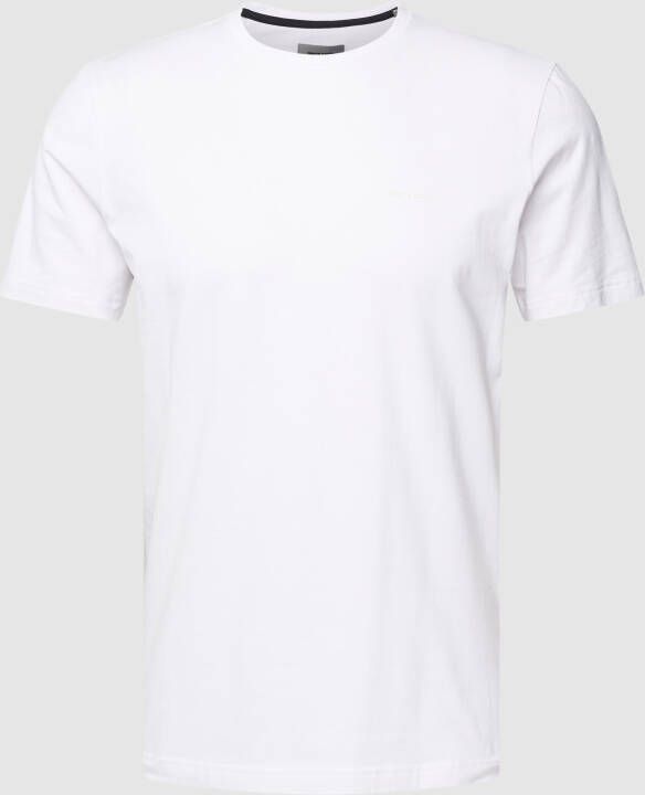 Pierre Cardin T-shirt met labeldetail model 'Mercerisier'