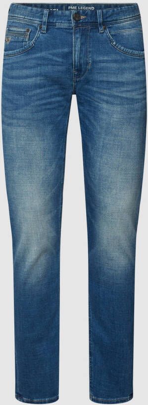 Pme Legend (Pall Mall) Jeans met labelstitching model 'Tailwheel JEA'