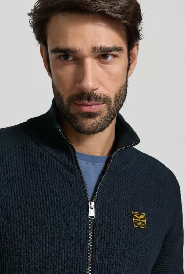 Pme legend Zip Jacket Cotton Structure Knit