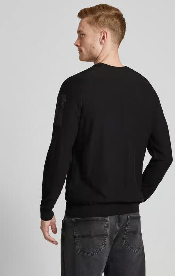 PME LEGEND Heren Truien & Vesten R-neck American Classic Buckley Knit Zwart - Foto 8