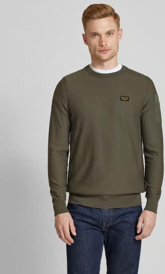 PME LEGEND Heren Truien & Vesten R-neck American Classic Buckley Knit Groen - Foto 13