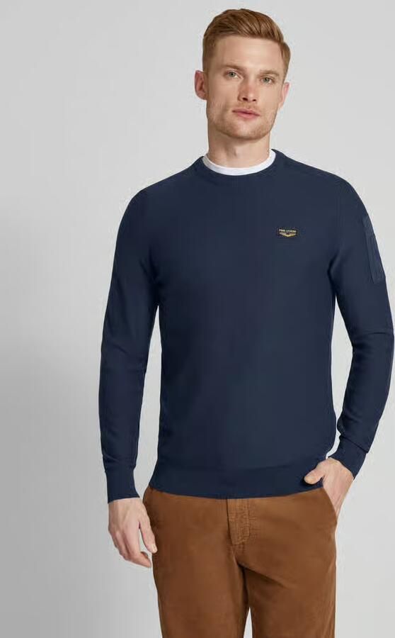 PME LEGEND Heren Truien & Vesten R-neck American Classic Buckley Knit Blauw - Foto 13
