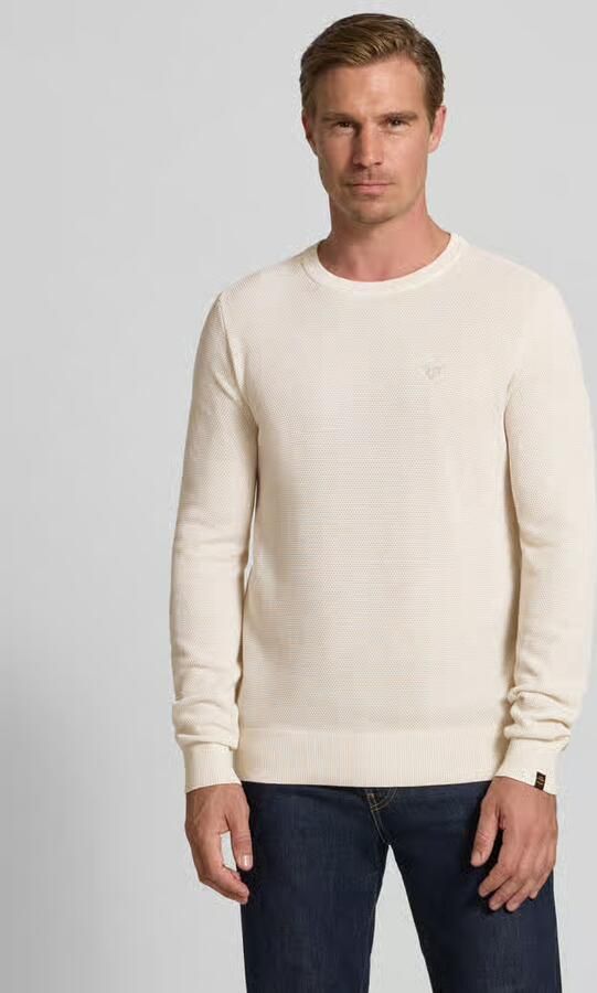 PME Legend Gebreide pullover met logostitching model 'Ricecorn' - Foto 2