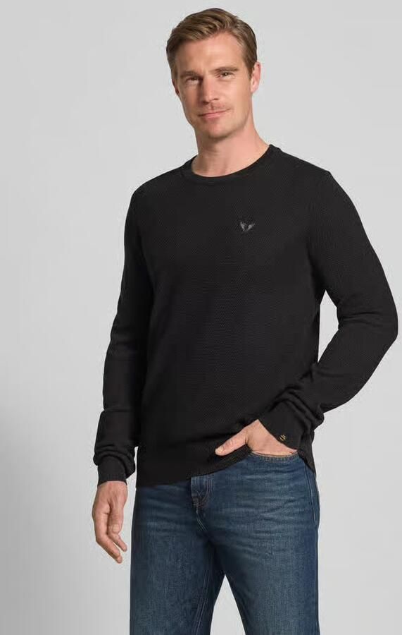 PME Legend Gebreide pullover met logostitching model 'Ricecorn' - Foto 2