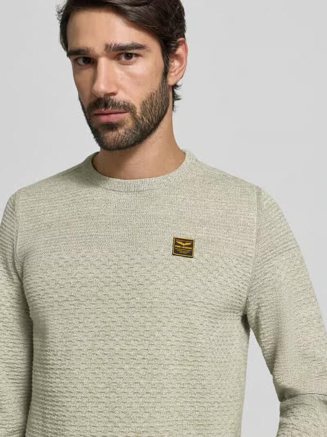 PME Legend Gebreide pullover met ribboorden - Foto 2
