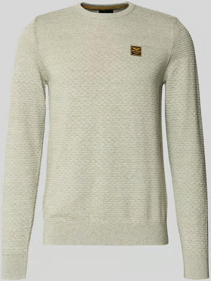 PME Legend Gebreide pullover met ribboorden